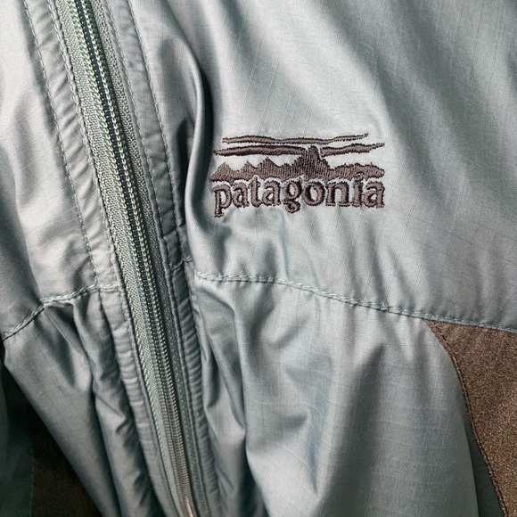 Women’s Patagonia Steele Blue w/ Lining Windbreaker Parka Size Large L - Picture 8 of 10